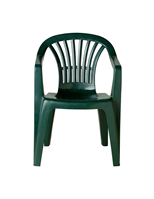 SILLON MONOBLOC RESPALDO BAJO VERDE 