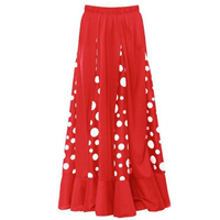 FALDA DE FLAMENAC ROJA T 8