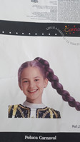 TRENZAS MORADA DE LAS KPOP