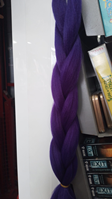 TRENZAS MORADA DE LAS KPOP