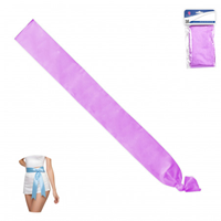 BANDA PARA FIESTAS DE COLOR MORADO DE 10CMX1,80 CM