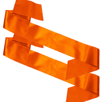 BANDA FIESTA LISAS NARANJA 10CMX1,80 CM 