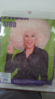 PELUCA AFRO RUBIA
