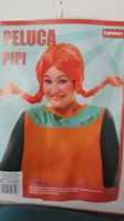 PELUCA TRENZAS PIPI NARANJA ECO