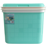 NEVERAS COLORES PASTE 25 LITROS  VERDE AGUA 