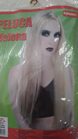 PELUCA MELENA RUBIA LARGA LISA 