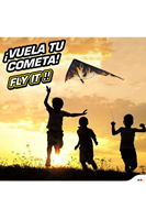COMETA STUNT KITE POP UP FLAME 160X58 CM
