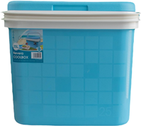 KROWN - Nevera Portátil Térmica, Color Pastel, Polipropileno, Ideal para Actividades al Aire Libre en el Jardín, Camping, Barbacoas, Picnic, Playa,