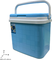 KROWN - Nevera Portátil Térmica, Color Pastel, Polipropileno, Ideal para Actividades al Aire Libre en el Jardín, Camping, Barbacoas, Picnic, Playa,