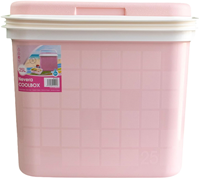 KROWN - Nevera Portátil Térmica, Color Pastel, Polipropileno, Ideal para Actividades al Aire Libre en el Jardín, Camping, Barbacoas, Picnic, Playa, Caja Rígida Térmica 