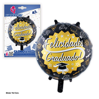 GLOBOS FELICIDADES GRADUADO 