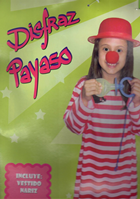 DISFRAZ INDFANTIL PAYASA DE RAYAS T 8-10 AÑOS 