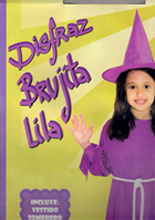DISFRAZ INFANTIL BRUJITA LILA T 4-6 AÑOS 