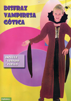 DISFRAZ INFANTIL VAMPIRESA GOTICA T 7-8 AÑOS 