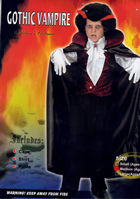 DISFRAZ VAMPIRO GÓTICO7-9 AÑOS