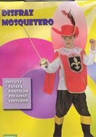 DISFRAZ INFANTIL MOSQUETERO T 7-9 AÑOS 