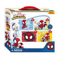 SET PUZZLES 4 MODELOS SPIDERMAN 