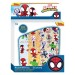 SET DE PEGATINAS SPIDERMMAN 8 HOJAS CON 240 STICHES 