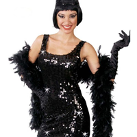 BOA NEGRA 180 CM 40 GRAMOS 