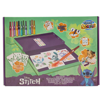 SET DE DIBUJO AEROGRAFOS Y PLANTILLAS LILO STICH