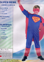 DISFRAZ DE SUPER HEROE 4-6 AÑOS 