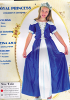 DISFRAZ REINA AZUL T 7-9 AÑOS 
