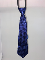 CORBATA LENTEJUELA AZUL OSCURO