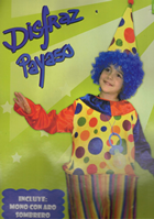 DISFRAZ INFANTIL PAYASO TALLA  6-8 AÑOS 