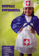 DISFRAZ INFANTIL ENFERMERA DE 2-4 AÑOS 