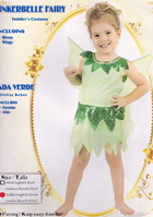 DISFRAZ HADA VERDE TALLA 2-4 AÑOS 