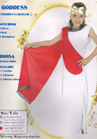DISFRAZ INFANTIL DIOSA TALLA 10-12 AÑOS 