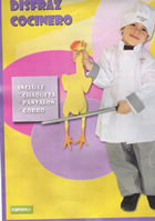 DISFRAZ INFANTIL COCINERO TALLA 4-6 AÑOS 