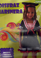 DISFRAZ INFANTIL MARINERA T 8-10 AÑOS 