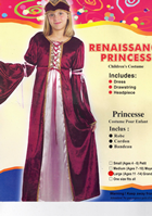 DISFRAZ INFANTIL PRINCESA RENACIDA TALLA 10-12 AÑOS 