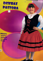 DISFRAZ INFANTIL PASTORA TALLA 4-6 AÑOS 