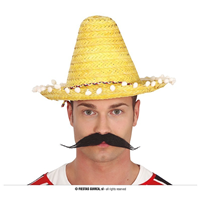 SOMBRERO MEJICANO  AMARILLO 33cm