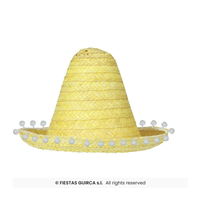 SOMBRERO MEJICANO  AMARILLO 33cm