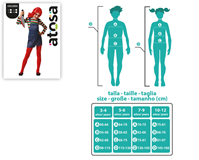 DISFRAZ INFANTIL MUÑECA POSEÍDA T- 5/6 AÑOS
