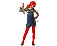 DISFRAZ INFANTIL MUÑECA POSEÍDA INFANTIL T- 10/12 AÑOS