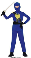 NINJA AZUL GUERRERO INFANTIL TALLA 5-6 AÑOS S 