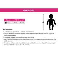 Disfraz Princesa Rosa Para Bebé 12-18 MESES 