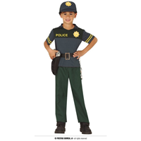 DISFRAZ INFANTIL Policia infantil 5 6 años
