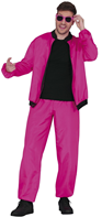 DISFRAZ ADULTO CHANDAL HOMBRE ROSA NEON TRACKSUIT T M