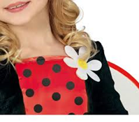 Disfraz mariquita infantil 3-4 años diadema,vestido,alas