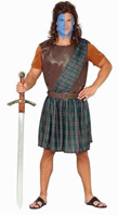 DISFRAZ ADULTO GUERRERO ESCOCES ADULTO T M