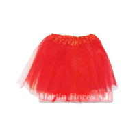 FALDA TUTU ROJA DE 60 CTM