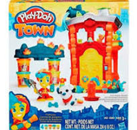 PLAYDOH TOWN ESTACION DE BOMBEROS C/ FIGURAS, BOTES Y ACCESORIOS