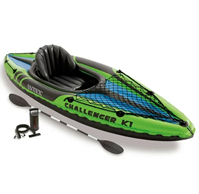 KAYAK CHALLENGER K1 C/ REMOS DE ALUMINIO BOMBA 