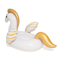 Flotador Gigante De Caballo Blanco Infantil De Pvc De 159x109 Cm