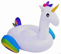 Colchoneta Flotadora Jilong Inflable Unicornio Gigante